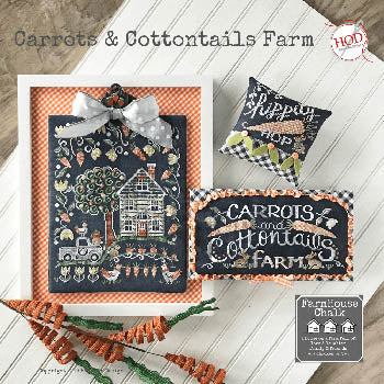 Farmhouse Chalk Series #1  ~ Carrots & Cottontail