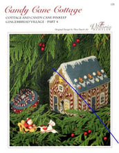Load image into Gallery viewer, Gingerbread Village Part 4 - Gingerbread Candy Cane Cottage
