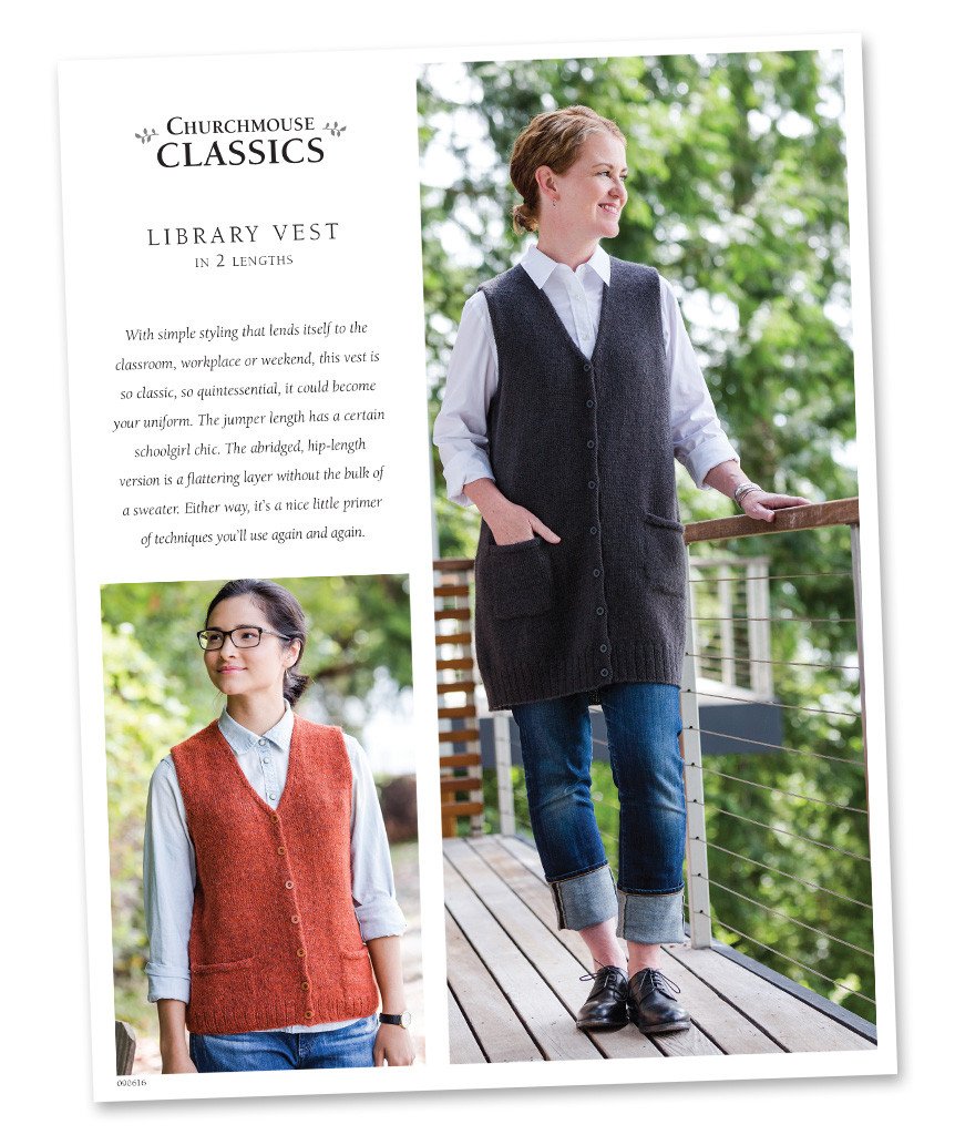 Library Vest - Salty Yarns