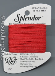 Splendor ~  Medium Red S821