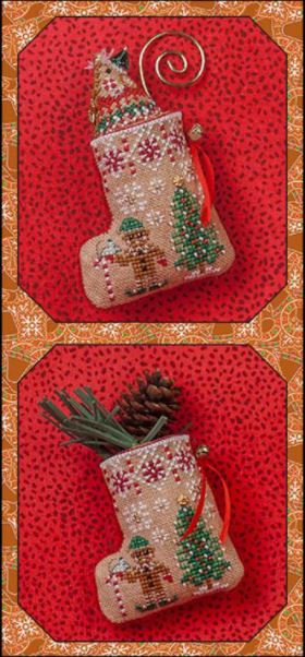 Gingerbread Elf Mouse Stocking