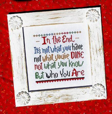 In The End chart by Bobbie G Designs