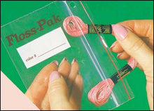 Load image into Gallery viewer, Floss-a-way Bags - 100/pkg + 3&quot; ring
