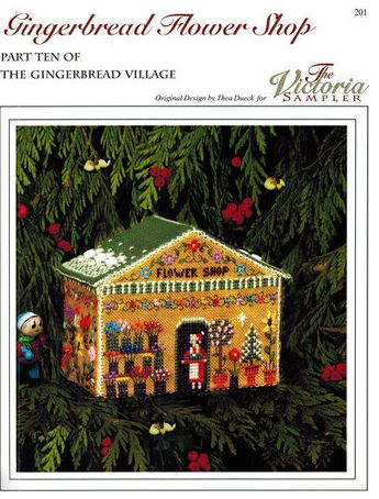 Gingerbread Village Part 10 - Gingerbread Flower Shop
