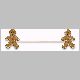 Load image into Gallery viewer, Gingerbread Men, Fir Tree, &amp; Holly Quilt Hangers
