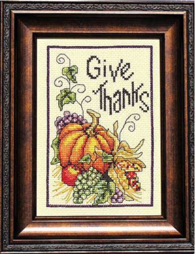 Thanksgiving Wish chart by Bobbie G Designs