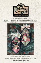 Load image into Gallery viewer, Santa &amp; Reindeer Ornaments
