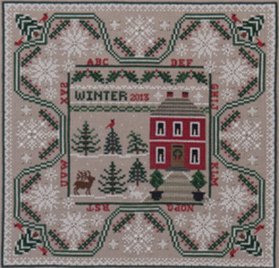 Lettered Border Series I - Winter in the Forest