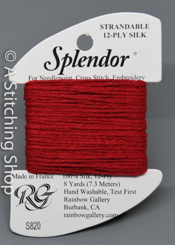 Splendor ~  Ruby Red S820