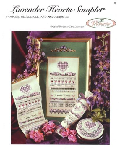 Lavender Hearts Sampler