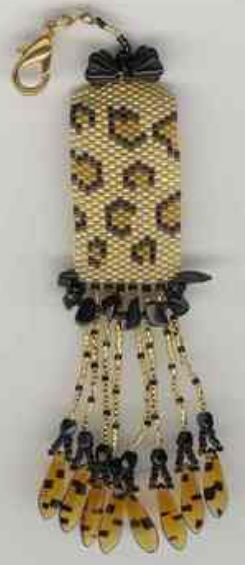 L is for Leopard Fob