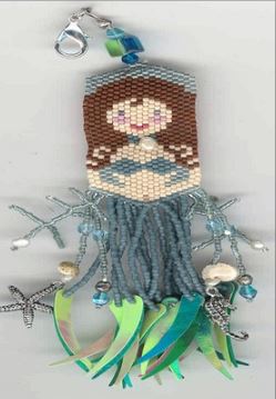 Maggie the Mermaid Fob