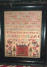 Load image into Gallery viewer, Martha Davies 1830 Sampler
