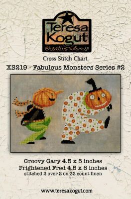 Fabulous Monsters Series # 2  ~ Groovy Gary & Frightened Fred
