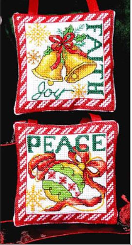 Faith Peace Ornaments chart by Bobbie G Designs