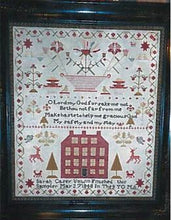 Load image into Gallery viewer, Sarah Casey Unwin 1848 Sampler
