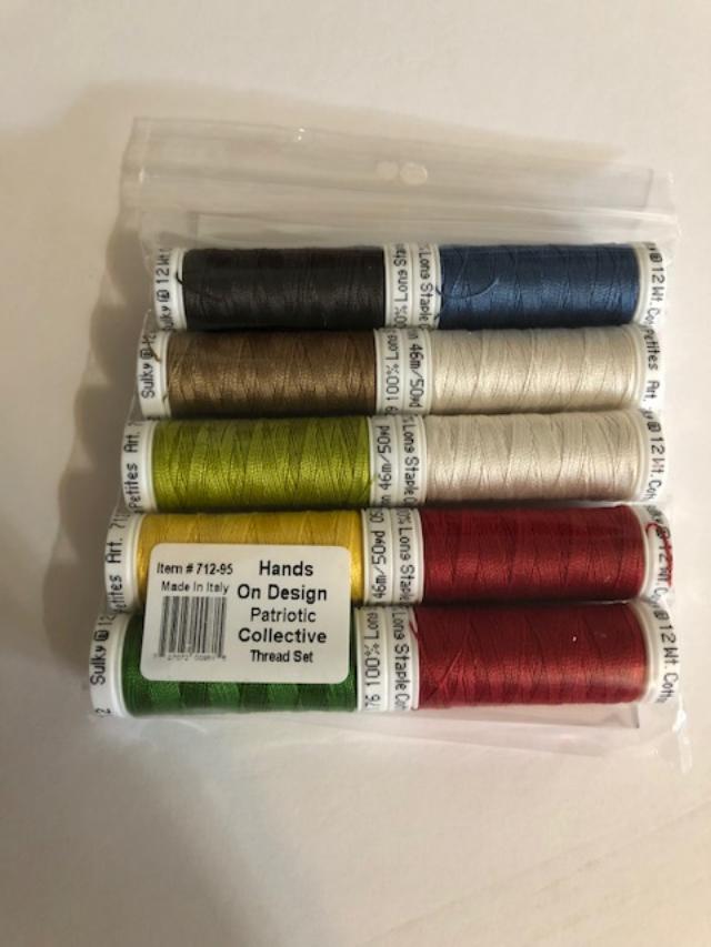 12wt Cotton Petites from Sulky-Memorial Day Thread Pack